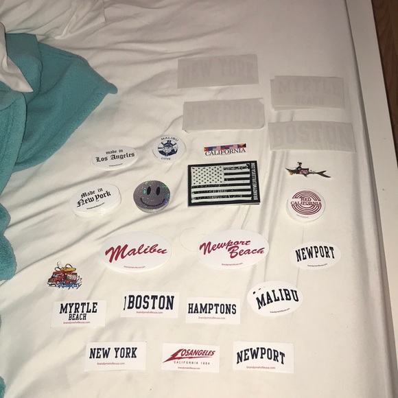 Brandy Melville Other - 100 brandy melville stickers+5 supreme